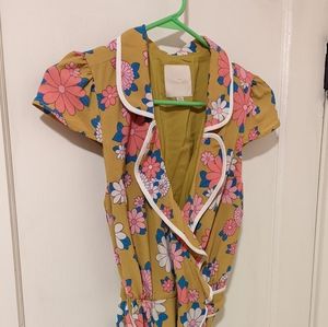 Modcloth Seventies Inspired Floral Dress